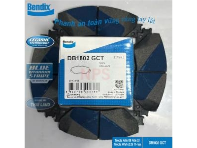 Bố Thắng Trước Altis 2009- 2021 Bendix DB1802GCT